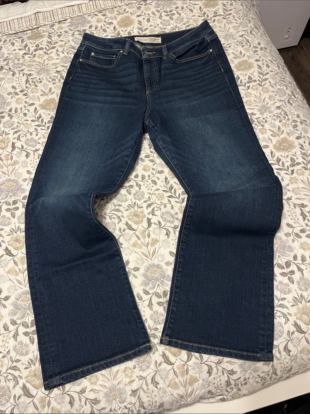 Denver Hayes - Dark Blue Women’s Jeans - Barely Boot ~ High Rise